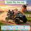 UTV 24v pour enfants avec télécommande parentale, suspension à quatre roues, musique Bluetooth et lumières DEL-126085256
