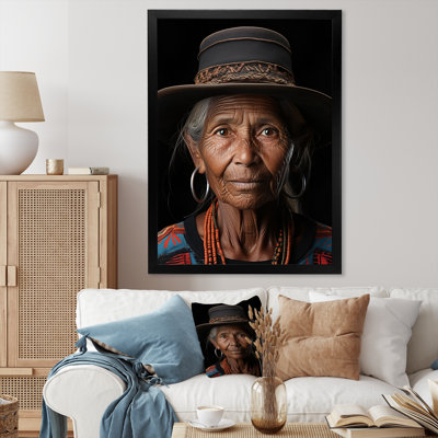 Art tribal sur toile Hippopotamus de Lissett