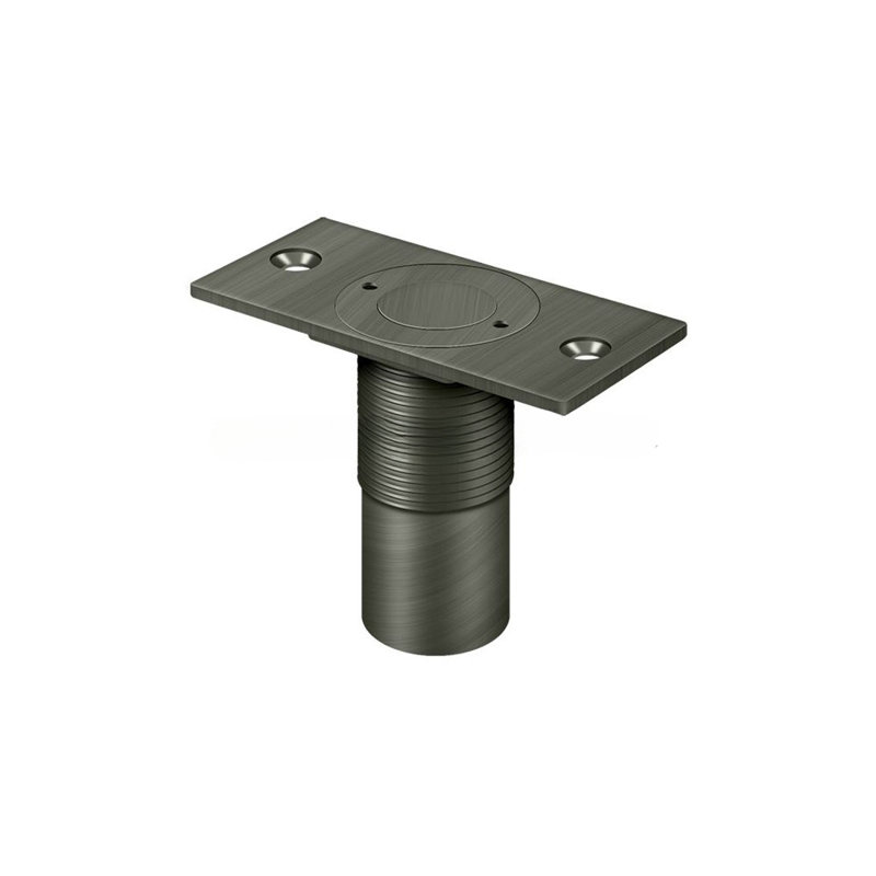 Deltana SPDP278U26 Dust Proof Strike, Adjustable, 2-7/8" x 1-3/8" in Polished Chrome, Brushed Chrome