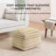 Repose-pieds rembourré beige Maryann-117301716