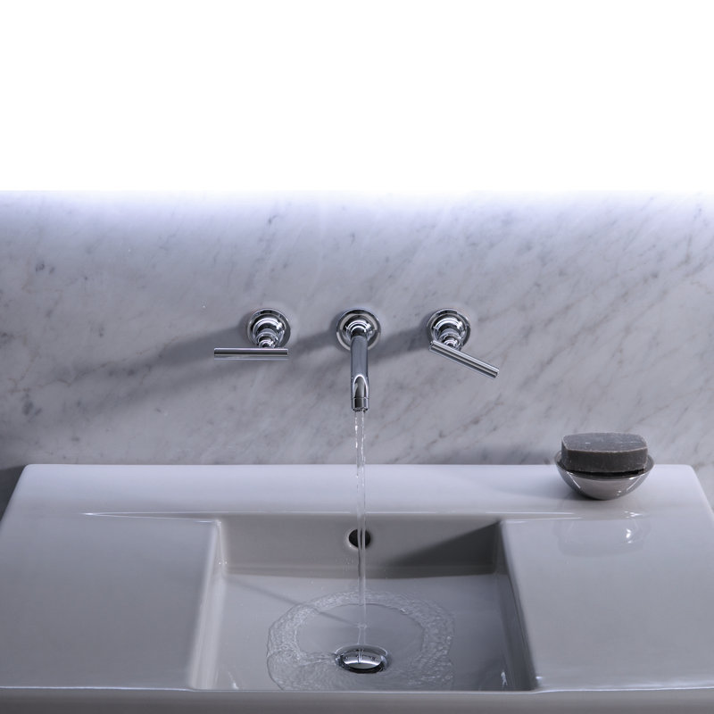 Purist® Wall mounted Bathroom Faucet, Vibrant Brushed Bronze