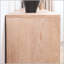 Console en bois rustique avec accents de bûches naturelles