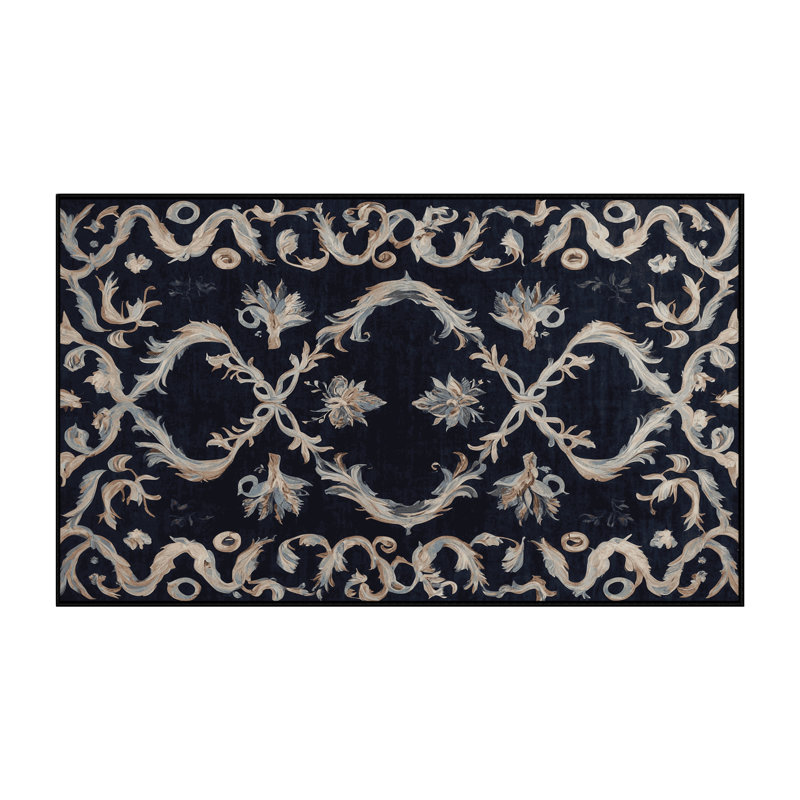 Machine Washable Gray Area Rug, Rectangle 8' x 12'