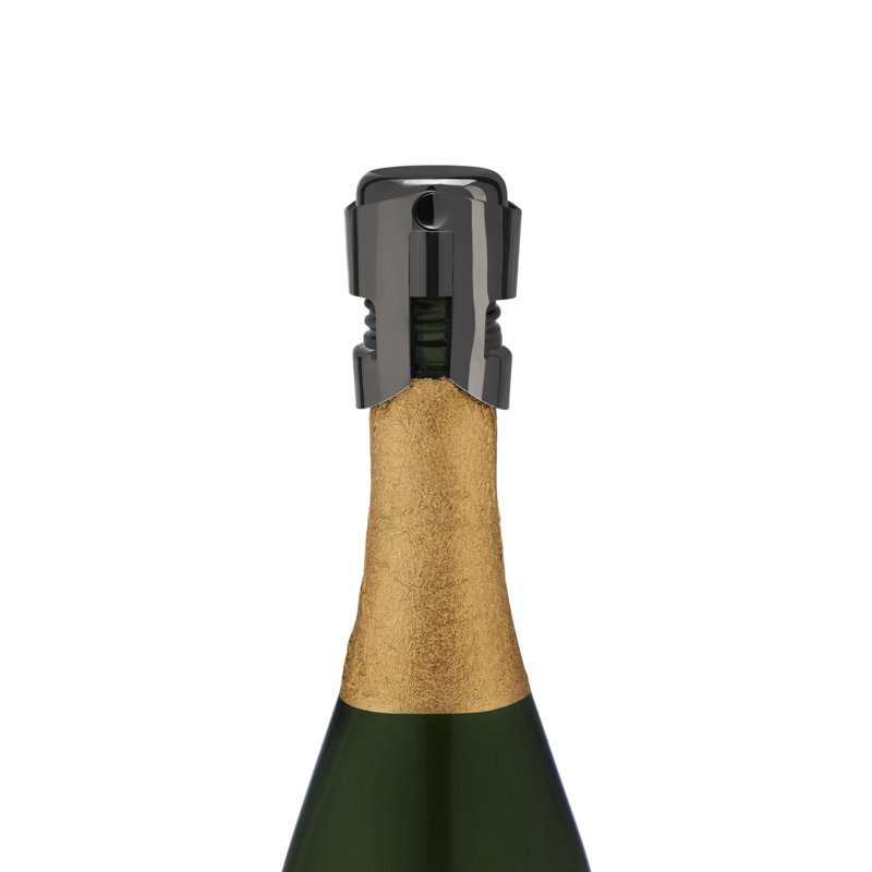Summit Champagne Stopper, Black