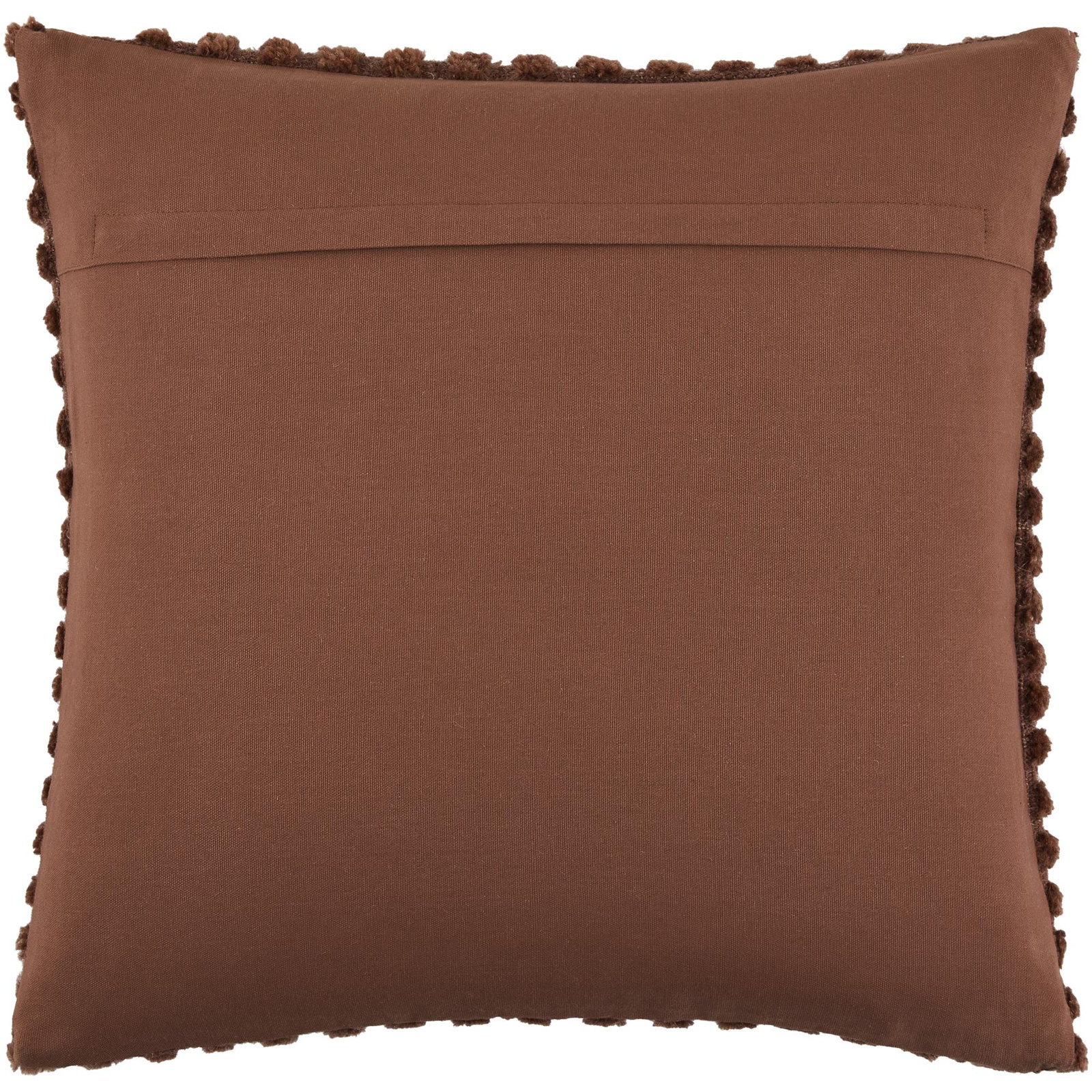 Cotton Pillow Cover, Red, Square 20", Polyester