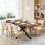 Table de salle à manger extensible pour 4 6 8, table de cuisine rectangulaire de 55 à 70,9 po, table de salle à manger extensible avec rangement caché, table de cuisine de style maison de campagne peu encombrante-2124855303