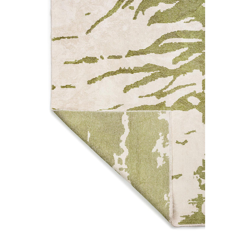 Tapis Mid Mid Century, Rectangle 6 pi 7 po x 8 pi 3 po