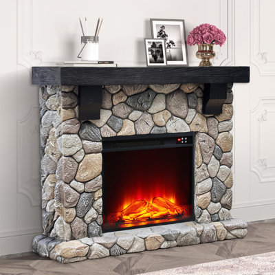 Troy 45"W Electric Fireplace