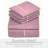 6 Piece Ultra Soft Double Brushed Microfiber Sheet Set, Cooling Sheets with Extra Deep Pockets - Machine Washable-102691432-102691422