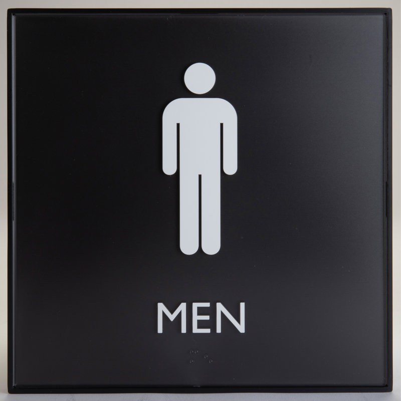 Men Restroom Sign