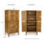Armoire en bois massif Anjenette 195,05 gallons-1820600505
