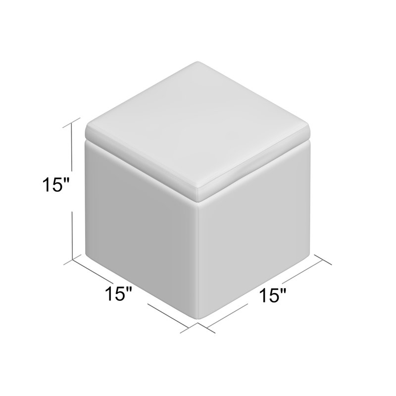 Repose-pieds avec rangement Caistance, Rose