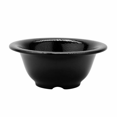 GET B-105-EW-BK Bol à soupe en mélamine, 10 onces, noir (ensemble de 12)