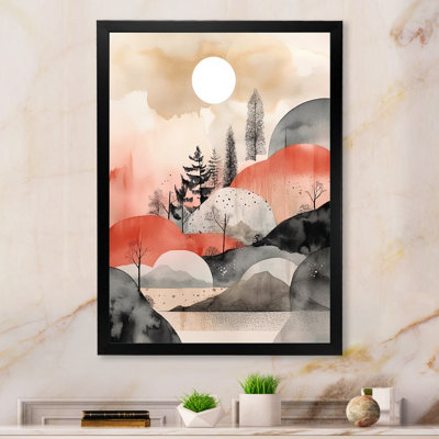 Minimalisme scandinave paysage I - impression