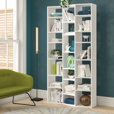 Bibliothèque géométrique Napolitano H 88 "x l 43"