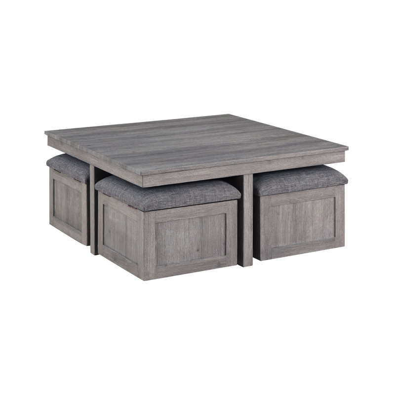 Keiki Single Coffee Table, Distressed Gray