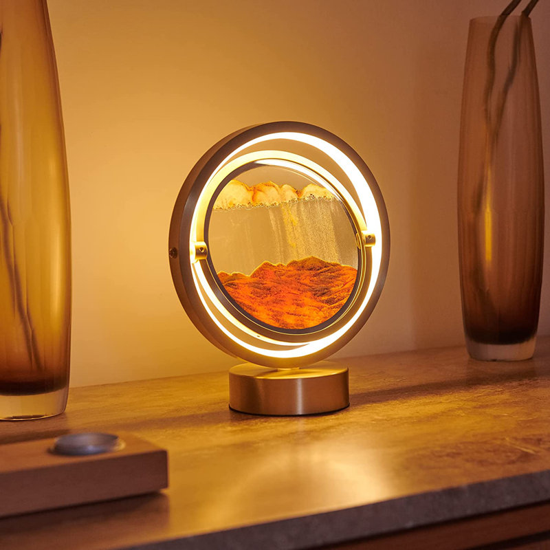 Camella Metal Novelty Lamp, Gold, Gold