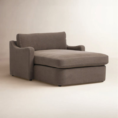 Wilkison Linen Pine and Chaise Lounge