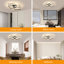  Sleek 2-Light Square Flush Mount-792678017