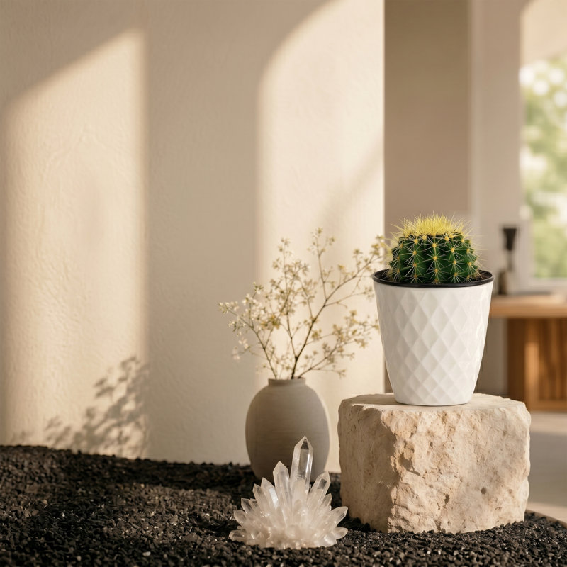 Plante grasse vivante avec cactus Live