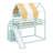 Full Size House Bed With Canopy & Slide, Built-In Bookshelves-348773751