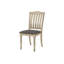 Ensemble de 2 chaises de salle à manger rembourrées et chaises de cuisine avec pieds en bois