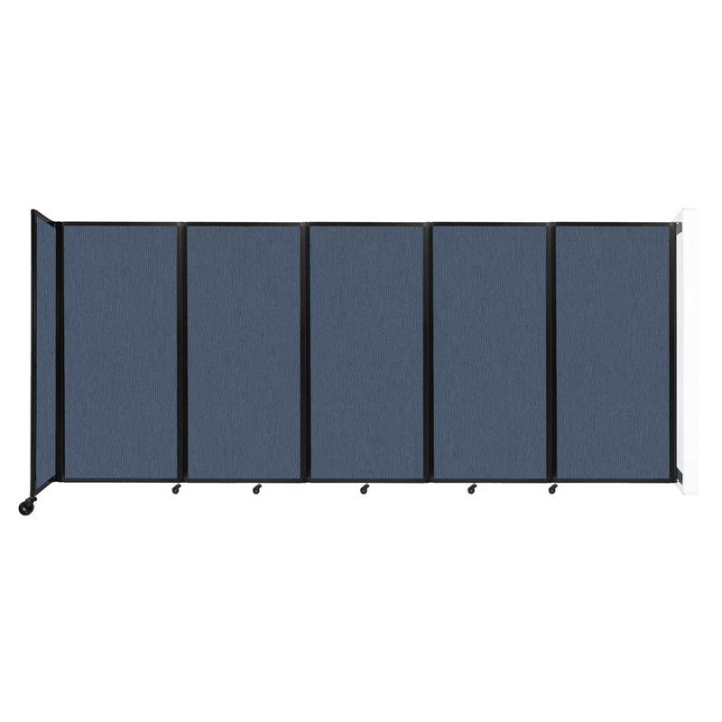 11 - Cloison pliante à panneaux, Océan, 5, H 72 po x l 168 po x P 12 po