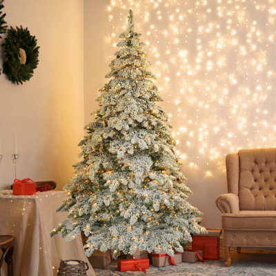 ? Christmas Decoration ?7.5Ft Artificial Christmas Tree With 400 LED Lights And 1050 Bendable Branches, Christmas Tree Holiday Decoration, Creative Decorated Trees, Xmas Tree Christmas Decorations