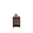 Pedestal File Cabinet With Large Drawers, Antique Dark Oak Finish