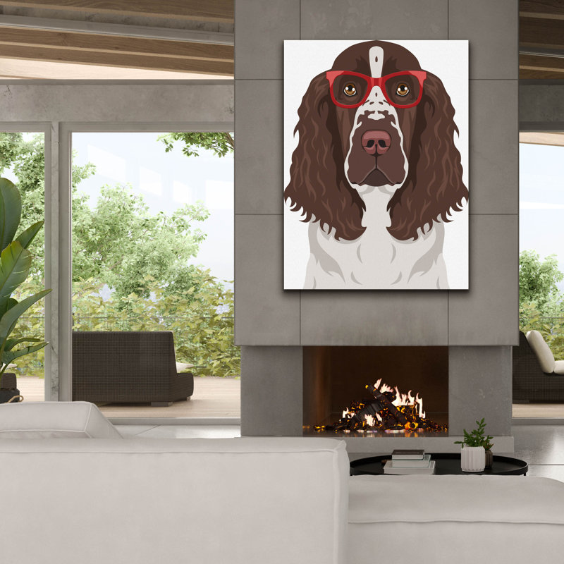 «Springer Spaniel Porter des lunettes de Hipster» par les affiliés Furbaby