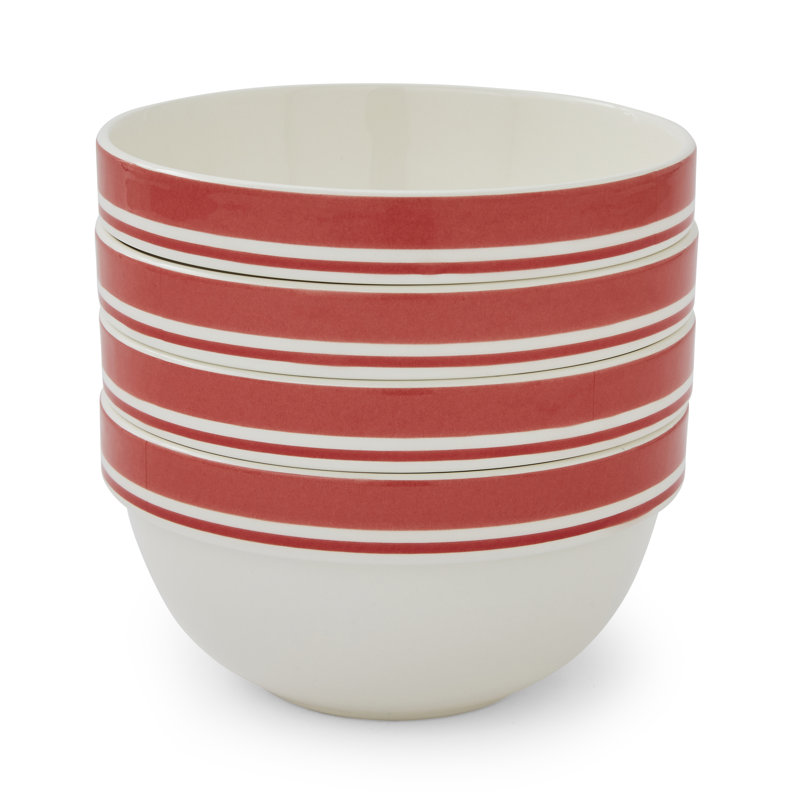 Portmeirion, Potters Stripe - Stacking Bowls (consolidate on size not colour?), Red