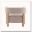 Fauteuil d'appoint rembourré Boucle-484708432