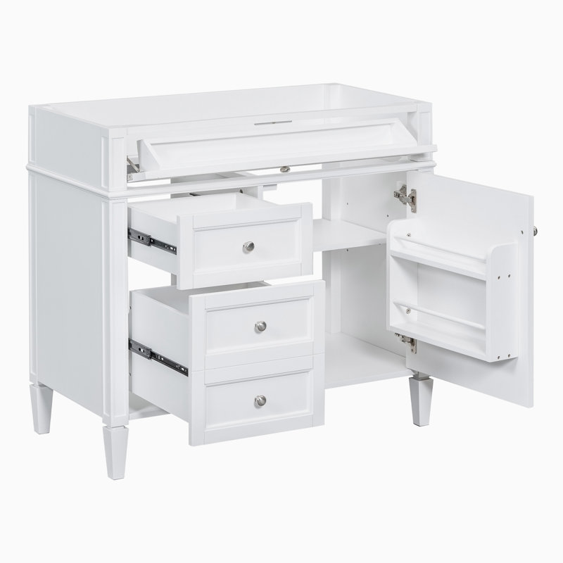 Base de meuble-lavabo simple 35,00 po seulement, Blanc