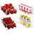 Sorbus Clear Stackable Kitchen and Fridge Storage Bins in 4 Variety Pack