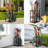 Garden Tool Organizer Heavy Duty,Yard Tool Tower Rack,Garage Storage Organization For Long Handle Tools,Rake,Brooms,Extra Hooks For Small Shovel,Shear.All Metal,Free Standing.