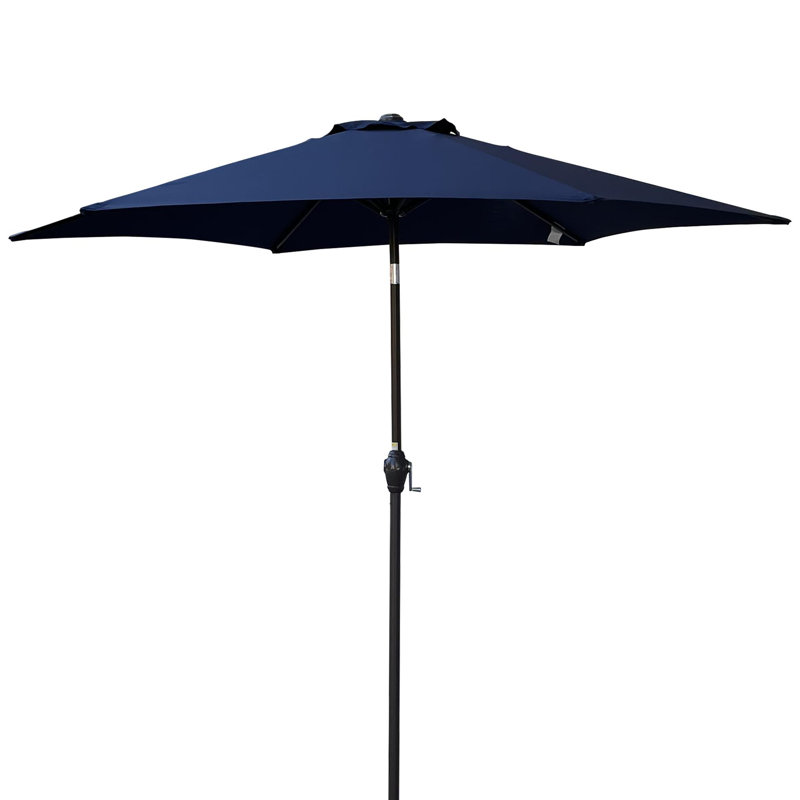 Parasol d'extérieur en métal pour patio, Marine