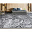 Tapis noir et multicolore de haute qualité noué à la main-98928564