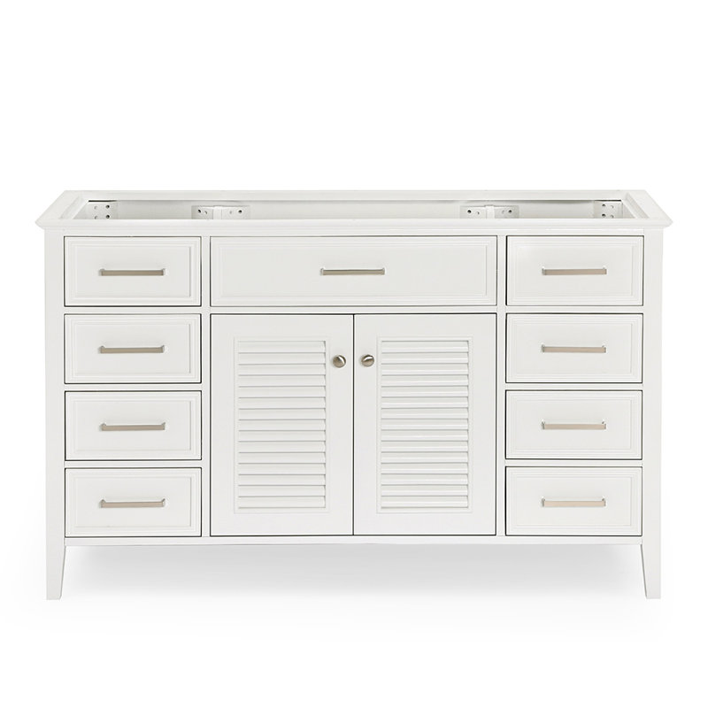 Base de meuble-lavabo simple 55 po Ferree, Blanc