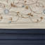 Ensemble d'édredon brodé 7 pièces bleu marine-117508986-117508985