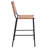 Ryland Upholstered Counter Stool with Metal Frame-2100041752-2100041758