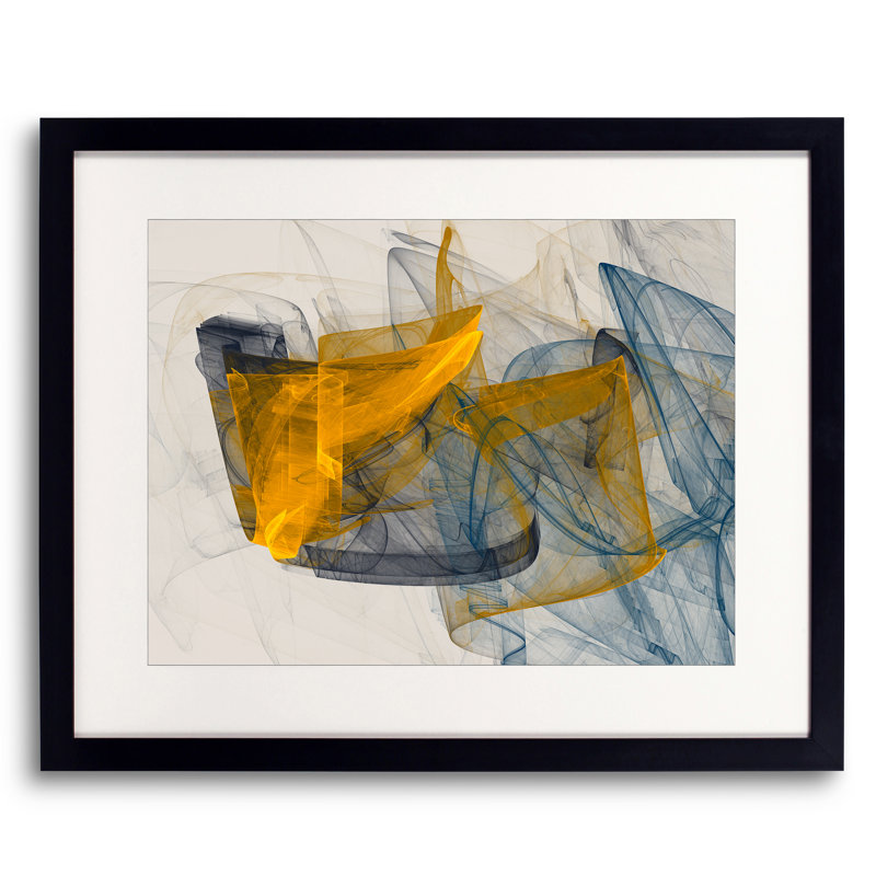 «Spacewarp» par Rica Belna - impression, Toile avec cadre flottant noir, H 25 po x l 33 po x P 2 po