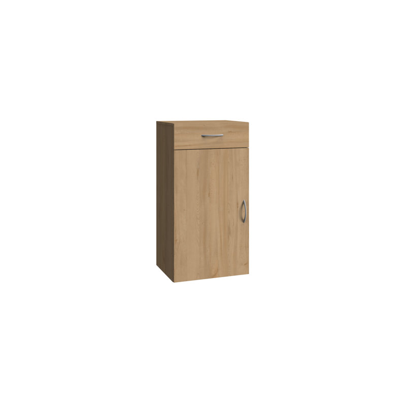 Alboldus Solid Wood 1 - Drawer Chest of Drawers, Noble Beech, 98cm H x 50cm W x 40cm D