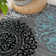 Padowski Floral Gray/Blue/Black Area Rug