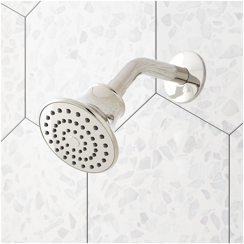 Pendleton Pressure Balance Shower System with Slide Bar and Hand Shower - Polished Nickel, Polished Nickel