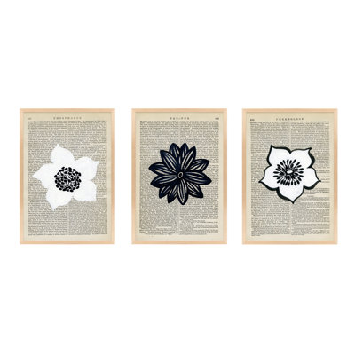 Flowers Set Of 3 Print by Michela Sorrentino