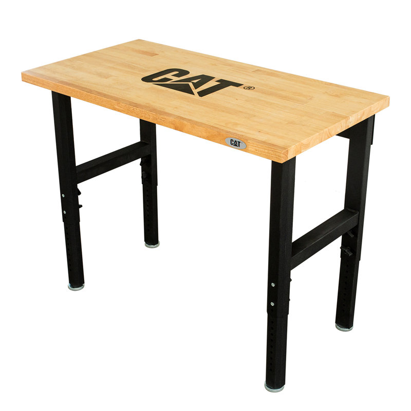 48'' W Wood Top Height-Adjustable Workbench