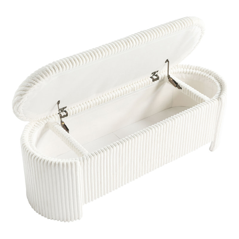 Patt Storage Bench, White