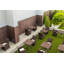 Chaise de patio avec coussins Tomosuke-27277085