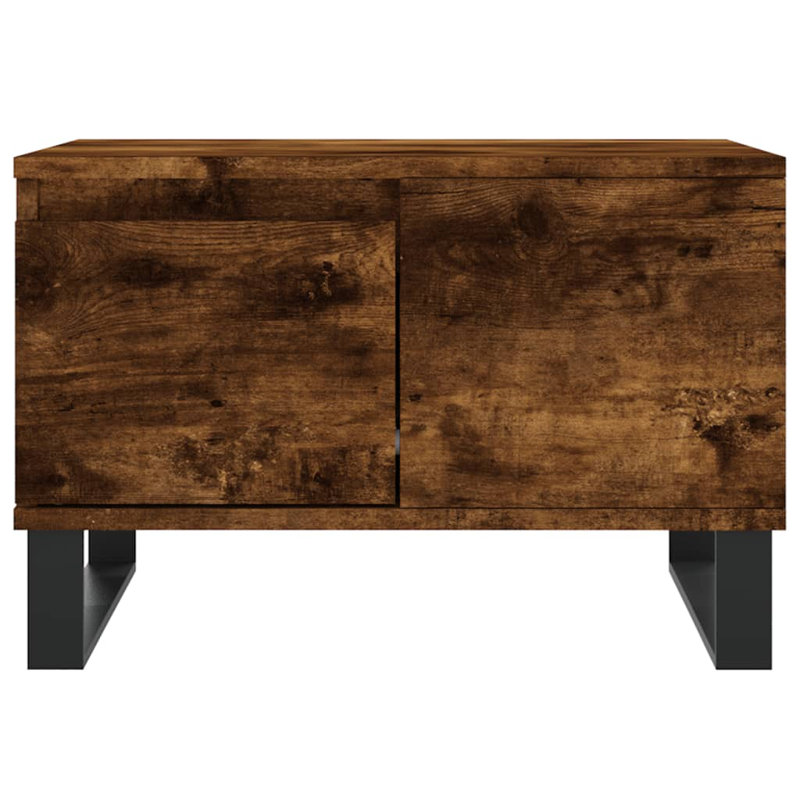 Ayluardo Sled Coffee Table with Storage, Smoked Oak