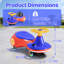 DollarDash 3-in-1 12V Electric Wiggle Car with Pedal & 2-Seater, Rechargeable Battery, Flashing Wheel-133660619